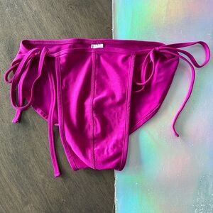 Mens ASOS Tie Waist Pink Swim Briefs size Medium